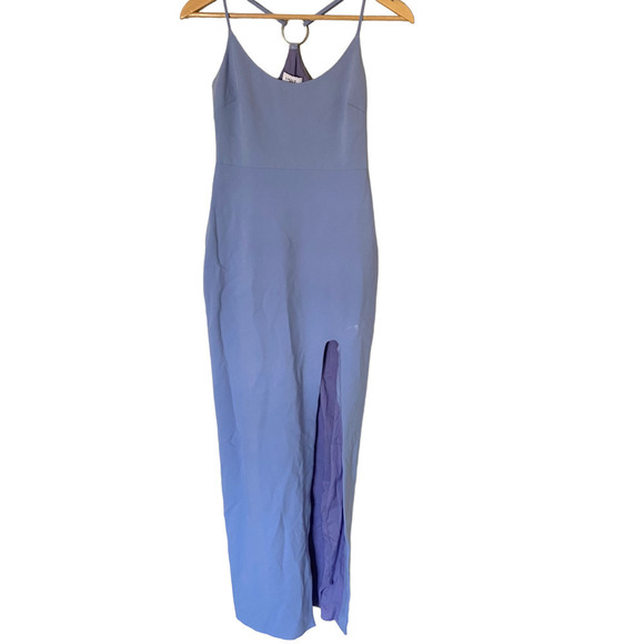 LIKELY Sammy Dress Side Slit Racerback Periwinkle Size 2 - Picture 11 of 11